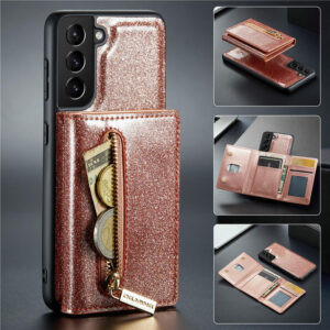 DG.MING Samsung Galaxy S21 Magnetic 2 in 1 Wallet Case