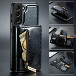 DG.MING Samsung Galaxy S21 Plus Magnetic 2 in 1 Wallet Case