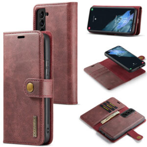 DG.MING Samsung Galaxy S22 Plus Wallet Magnetic Case