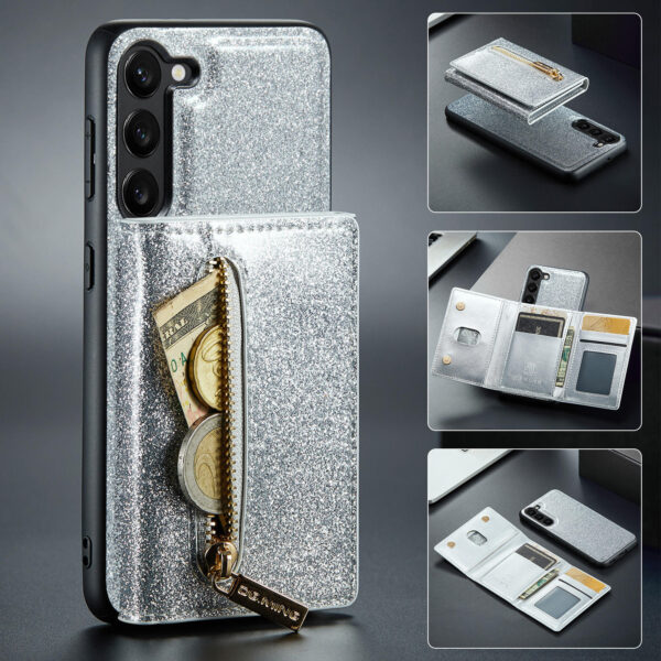 DG.MING Samsung Galaxy S23 Magnetic 2 in 1 Wallet Case