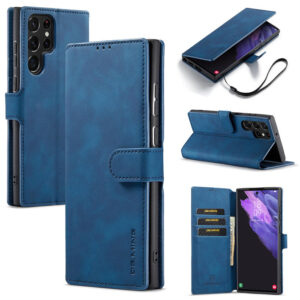 DG.MING Samsung Galaxy S23 Ultra Wallet Stand Case