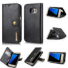 DG.MING Samsung Galaxy S7 Wallet Magnetic Split Leather Case Black