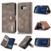 DG.MING Samsung Galaxy S8 Wallet Magnetic Split Leather Case Gray