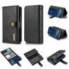DG.MING Samsung Galaxy S8 Plus Wallet Stand Split Leather Case Black