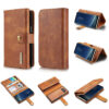 DG.MING Samsung Galaxy S8 Plus Wallet Stand Split Leather Case Brown