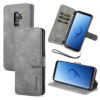 DG.MING Samsung Galaxy S9 Plus Wallet Stand Magnetic Case Gray