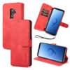 DG.MING Samsung Galaxy S9 Plus Wallet Stand Magnetic Case Red