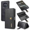DG.MING Samsung Galaxy S9 Wallet Stand Split Leather Case Black