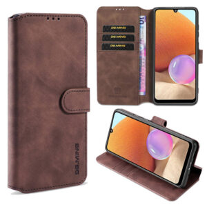 DG.MING Samsung Galaxy A42 4G Wallet Stand Case
