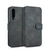 DG.MING Xiaomi Mi 9 Wallet Stand PU Leather Case Black