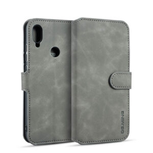 DG.MING Xiaomi Redmi 7/Redmi Y3 Wallet Stand Case Gray