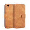 DG.MING Xiaomi Redmi GO Wallet Stand PU Leather Case Brown