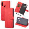DG.MING Xiaomi Redmi Note 6/Note 6 Pro Wallet Stand Case Red