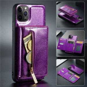 DG.MING iPhone 11 Pro Max Magnetic 2 in 1 Wallet Case