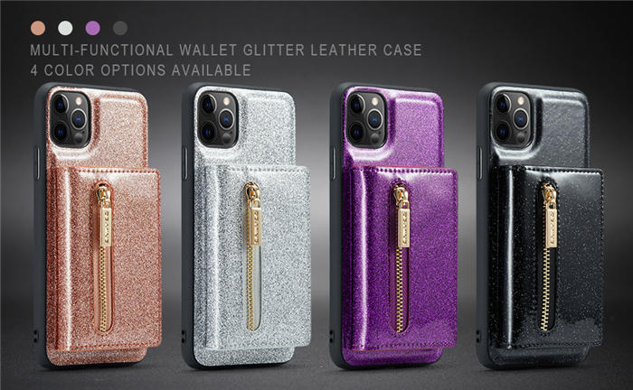 DG.MING iPhone 11 Pro Max Magnetic 2 in 1 Wallet Case