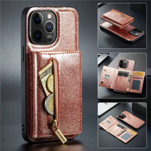 DG.MING iPhone 12 Pro Max Magnetic 2 in 1 Wallet Case