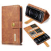 DG.MING iPhone 12 Pro Max Wallet Stand Detachable 2 in 1 Split Leather Case