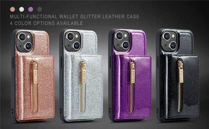 DG.MING iPhone 13 Magnetic 2 in 1 Wallet Case