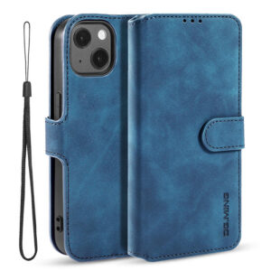 DG.MING iPhone 13 Mini Wallet Stand Case