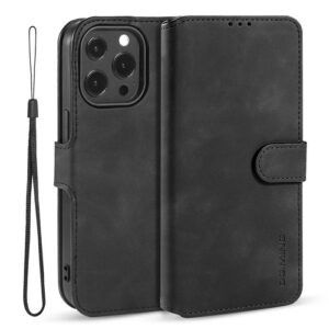 DG.MING iPhone 13 Pro Max Wallet Stand Case