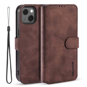 DG.MING iPhone 13 Wallet Stand Case