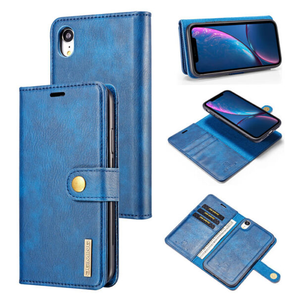DG.MING iPhone XR Wallet Magnetic Case