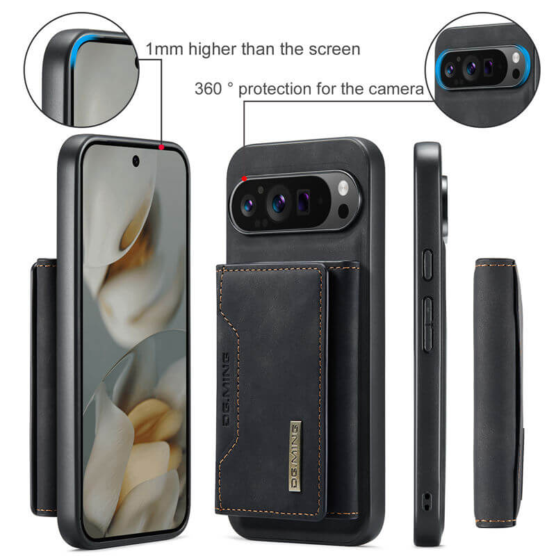 DG.MING Google Pixel 10 Pro XL Detachable Mini Wallet Case