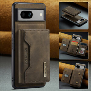 DG.MING Google Pixel 7A Magnetic Detachable Mini Wallet Case