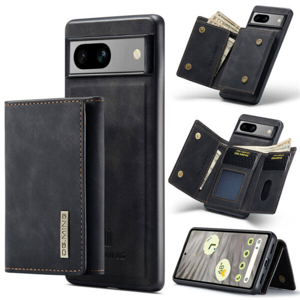 DG.MING Google Pixel 8A 2-in-1 Magnetic Wallet Case
