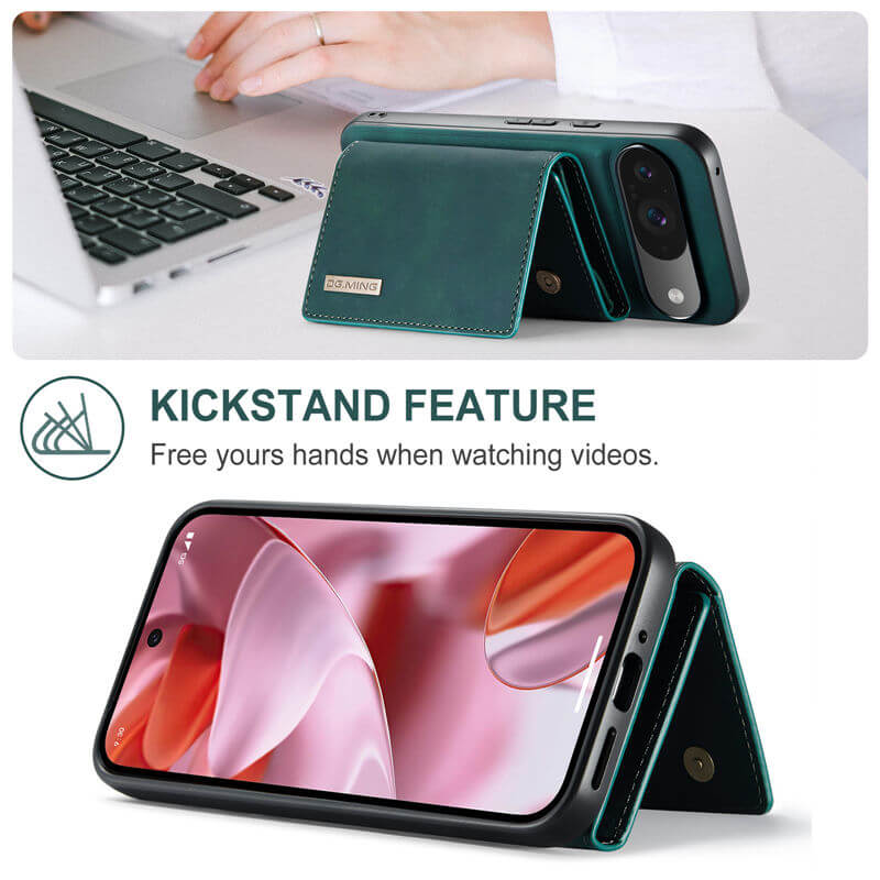 DG.MING Google Pixel 9/9 Pro Magnetic 2-in-1 Mini Wallet Case