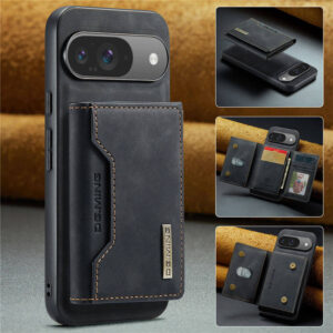 DG.MING Google Pixel 9/9 Pro Magnetic Detachable Wallet Case