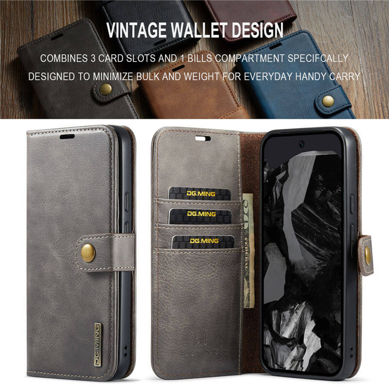 DG.MING Google Pixel 9 Pro XL Wallet Case
