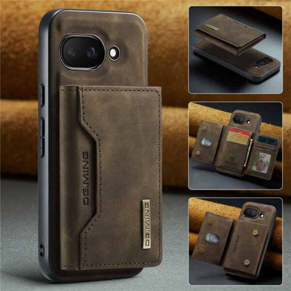 DG.MING Google Pixel 9A Magnetic Detachable Wallet Case