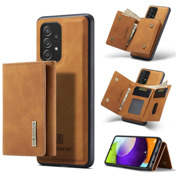 DG.MING Samsung Galaxy A52 5G M1 Series Wallet Case
