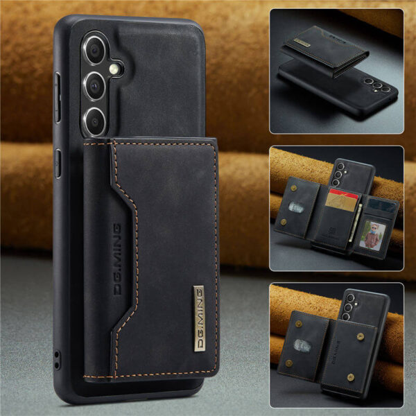 DG.MING Samsung Galaxy A55 Detachable Mini Wallet Case