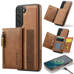 DG.MING Samsung Galaxy S22 Wallet RFID Blocking Case