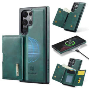 DG.MING Samsung Galaxy S22 Ultra 2-in-1 Magnetic Wallet Case – Detachable Design with 6 Card Slots, RFID Blocking & Wireless Charging