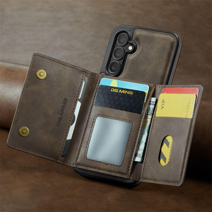 DG.MING Samsung Galaxy S23 FE Wallet RFID Blocking Case