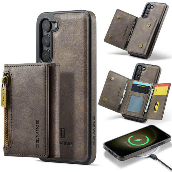 DG.MING Samsung Galaxy S23 Plus Wallet RFID Blocking Case