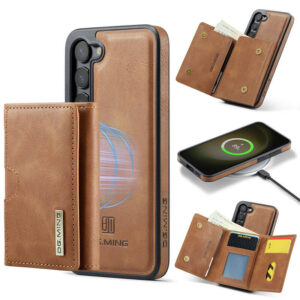 DG.MING Samsung Galaxy S23 2-in-1 Magnetic Wallet Case – Detachable Design with 6 Card Slots, RFID Blocking & Wireless Charging