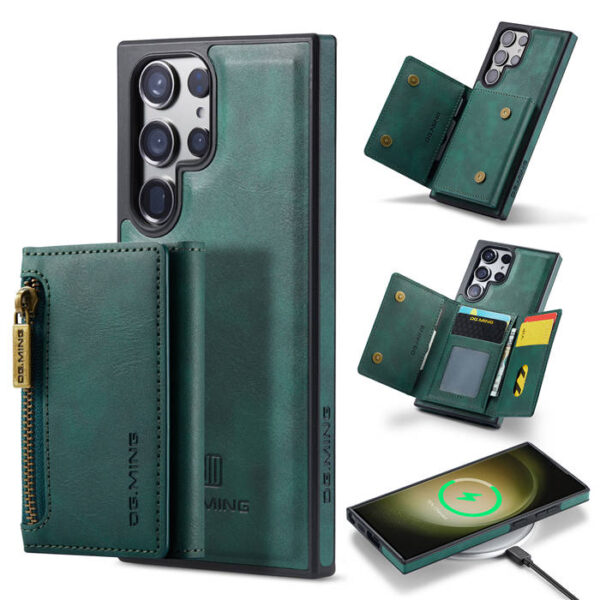 DG.MING Samsung Galaxy S23 Ultra Wallet RFID Blocking Case