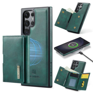 DG.MING Samsung Galaxy S23 Ultra 2-in-1 Magnetic Wallet Case – Detachable Design with 6 Card Slots, RFID Blocking & Wireless Charging