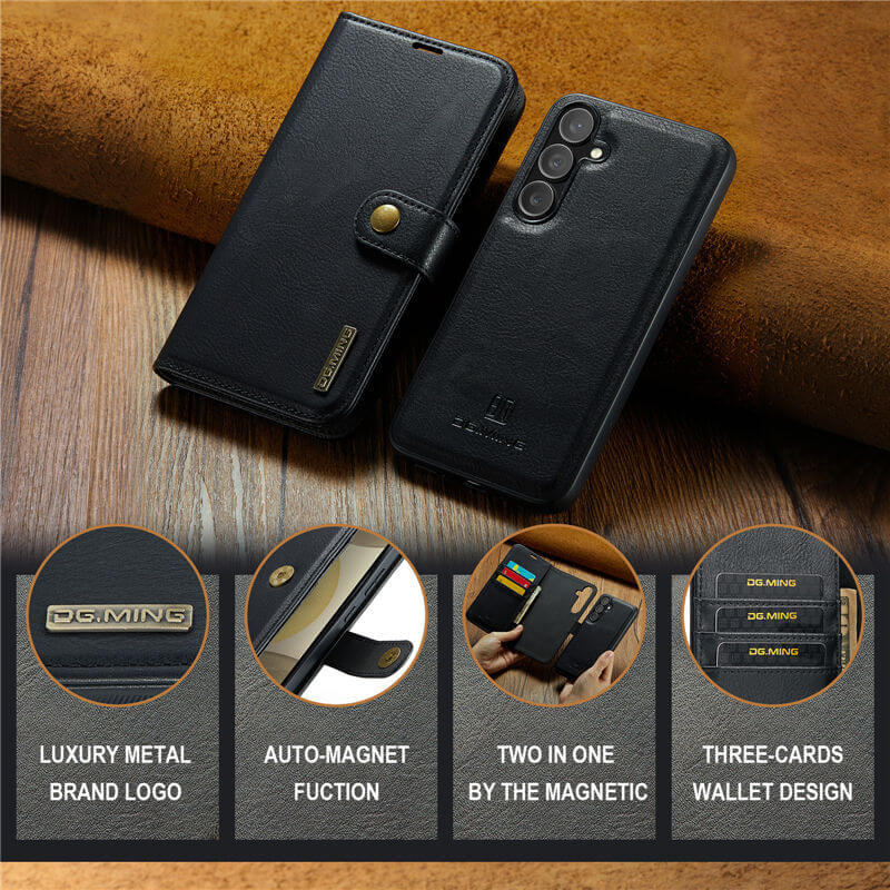 DG.MING Samsung Galaxy S24 Plus Wallet Magnetic Case
