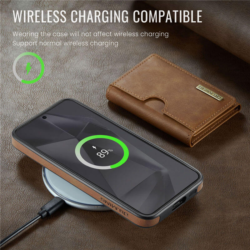 DG.MING Samsung Galaxy S24 Plus 2-in-1 Magnetic Wallet Case