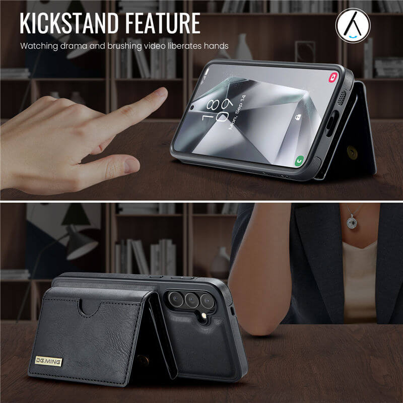 DG.MING Samsung Galaxy S24 Plus 2-in-1 Magnetic Wallet Case
