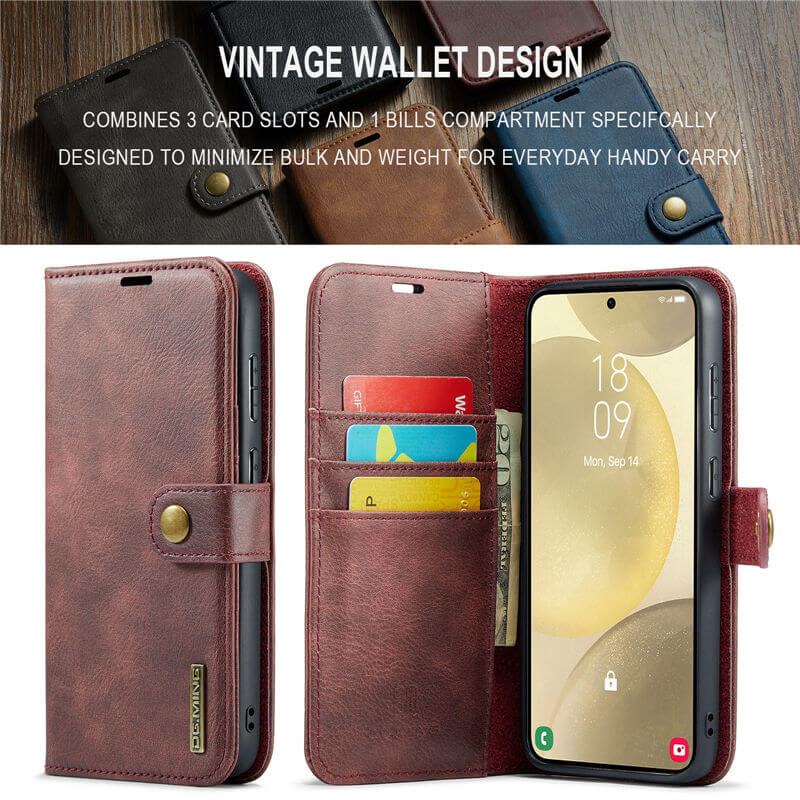 DG.MING Samsung Galaxy S25 Wallet Case