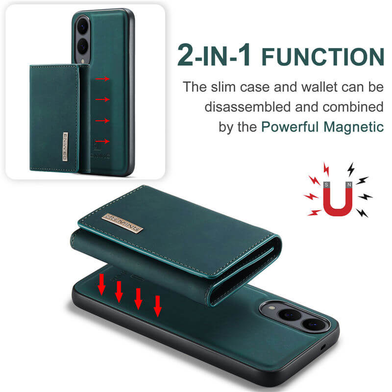 DG.MING Samsung Galaxy S25 Edge Magnetic 2-in-1 Wallet Case
