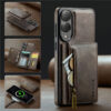 DG.MING Samsung Galaxy S25 Edge RFID Wallet Case with Magnetic 2-in-1 & Wireless Charging