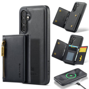 DG.MING Samsung Galaxy S25 Plus 2-in-1 Magnetic Wallet Case – Detachable Design with 7 Card Slots, RFID Blocking & Wireless Charging