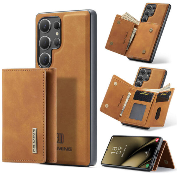 DG.MING Samsung Galaxy S25 Ultra Magnetic 2-in-1 Mini Wallet Case